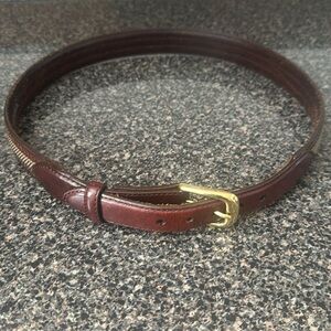 Brighton brown leather belt